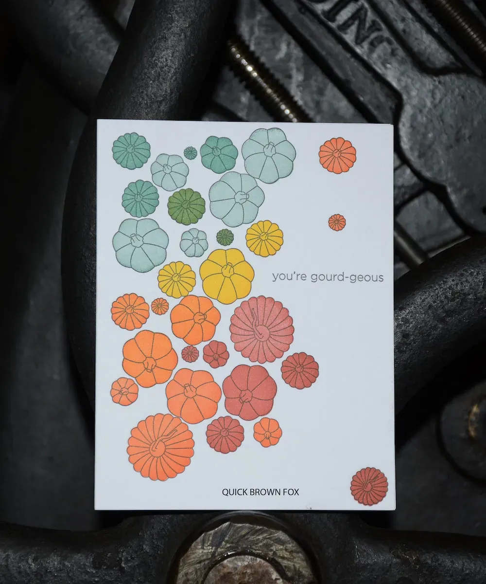 Letterpress printed work by Quick Brown Fox